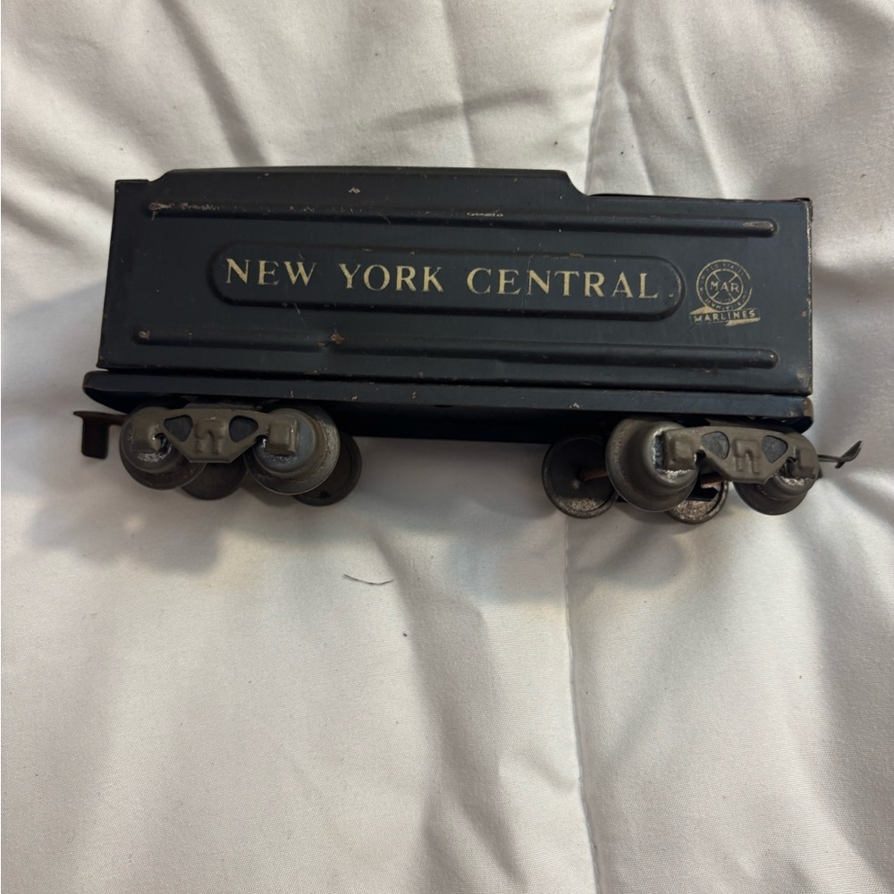 Vintage Marx New York Central Coal Tender, O-Gauge, Tinplate
